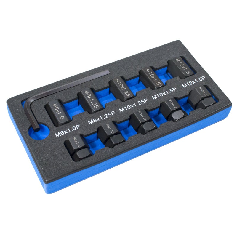 Tool Guy Republic 10 PC Stud Remover and Installer Kit (HT-1540 Metric) - Image 1